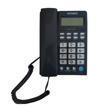 Telefon Cu Fir Microtel 1510 , De Birou , Functie Mute , Pause , Redial , Flash ,Gri Telefon Cu Fir Microtel 1510 , De Birou , Functie Mute , Pause , Redial , Flash ,Gri