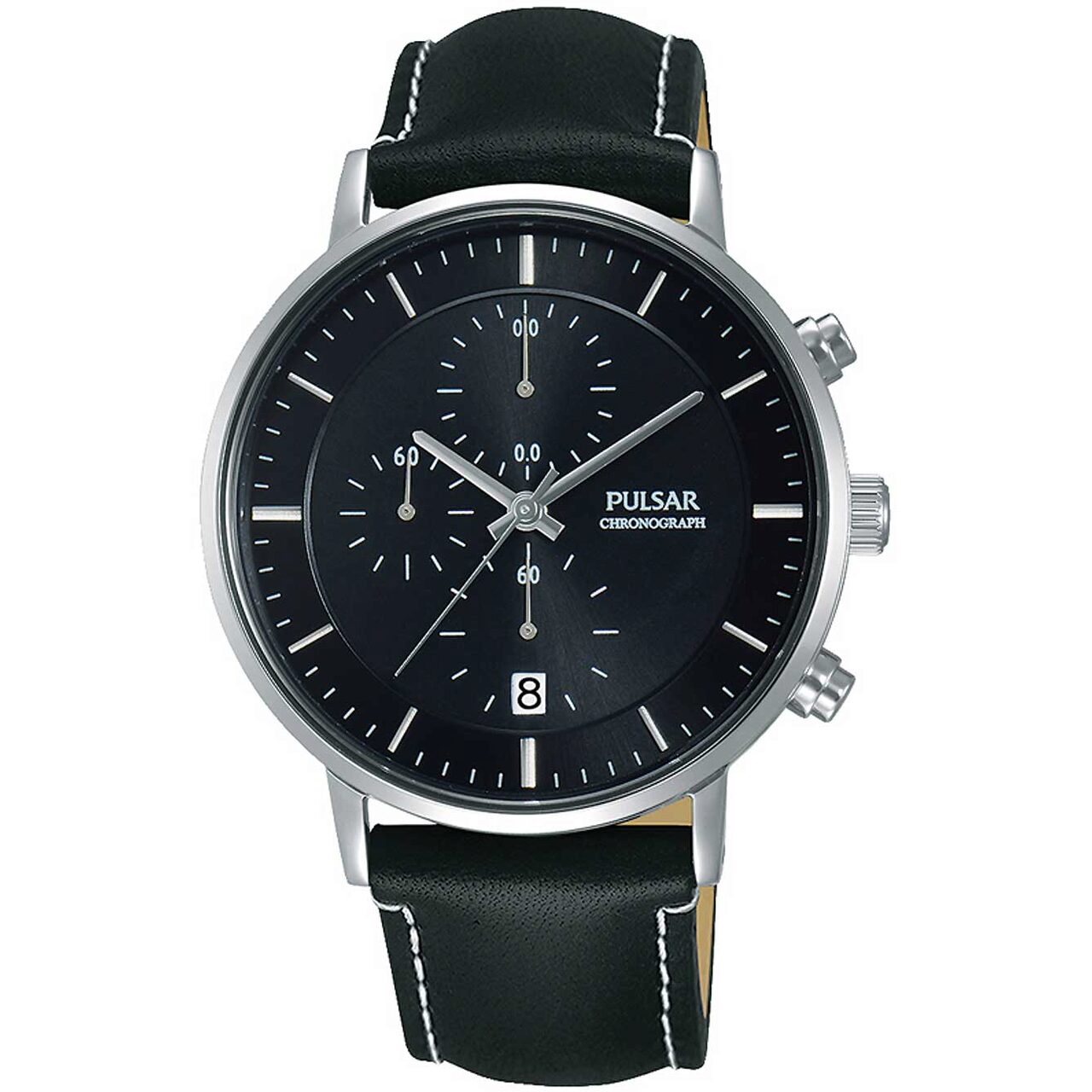 Ceas barbatesc Pulsar PM3081X1, 40mm, 3ATM, Argintiu