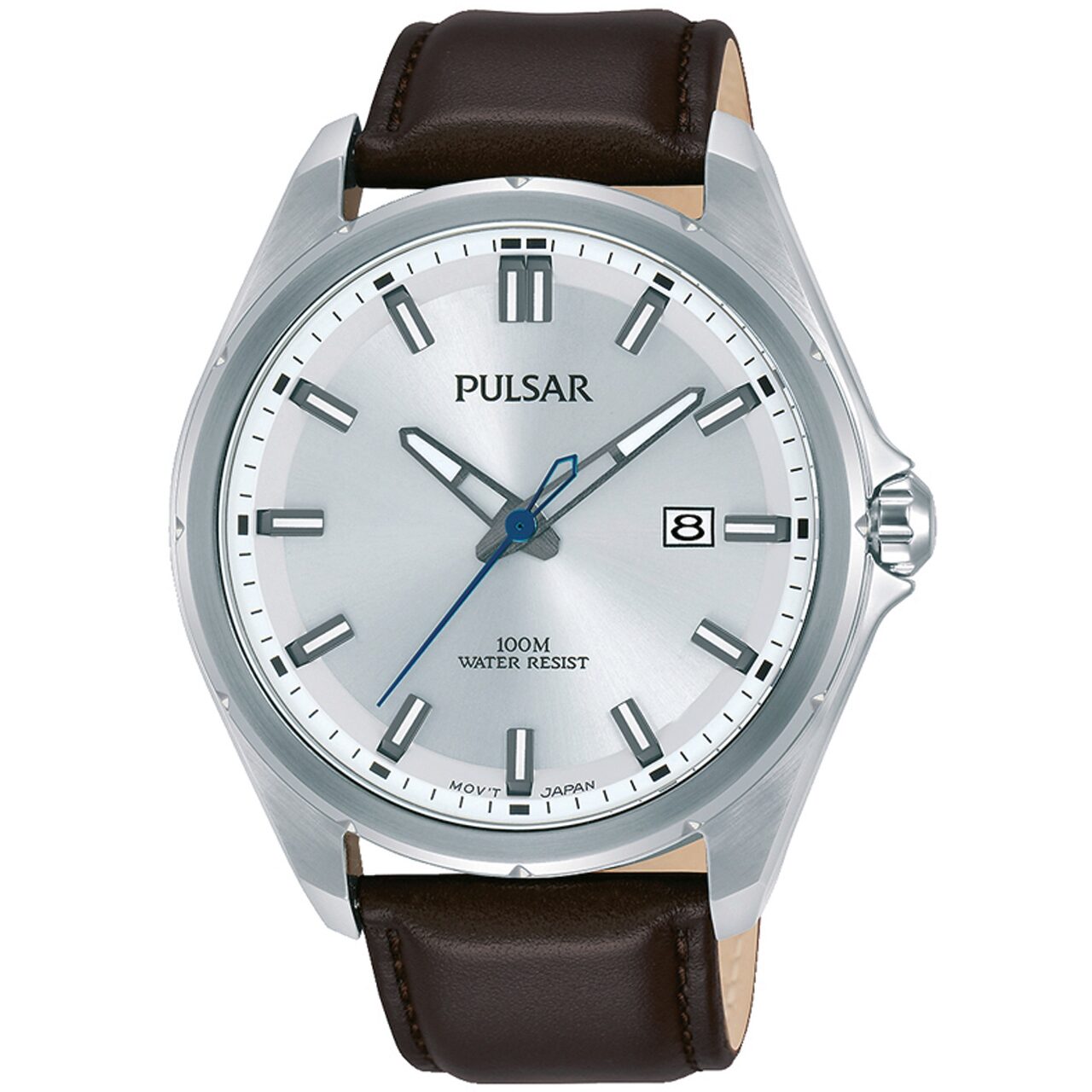 Ceas barbatesc Pulsar PS9553X1 Klassik, 44mm, 10ATM, Argintiu