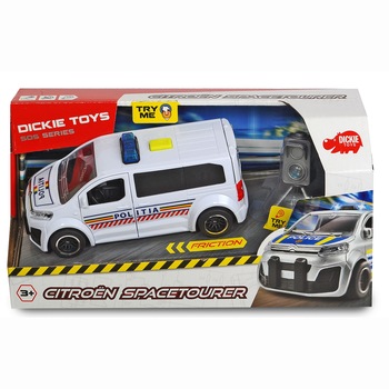 Masina de politie Dickie Toys - Citroën SpaceTourer, 15 cm Masina de politie Dickie Toys - Citroën SpaceTourer, 15 cm