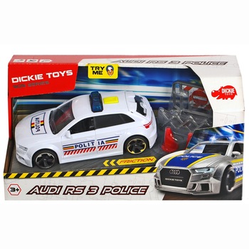 Masina de politie Dickie Toys - Audi RS3 Police, 15 cm Masina de politie Dickie Toys - Audi RS3 Police, 15 cm