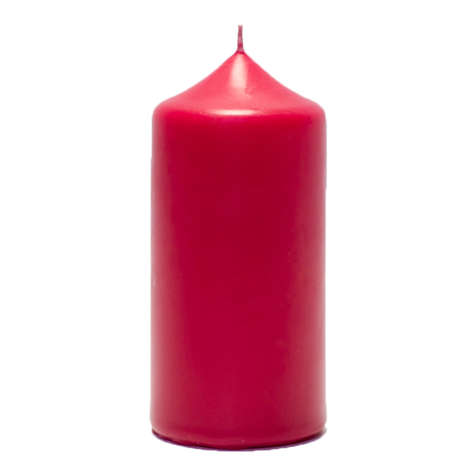 Lumanare Rosie cilindru H13cm