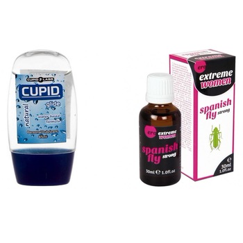 Pachet Afrodisiac Spain Fly Extreme Women 30ml + Lubrifiant Cupid Glide Pachet Afrodisiac Spain Fly Extreme Women 30ml + Lubrifiant Cupid Glide