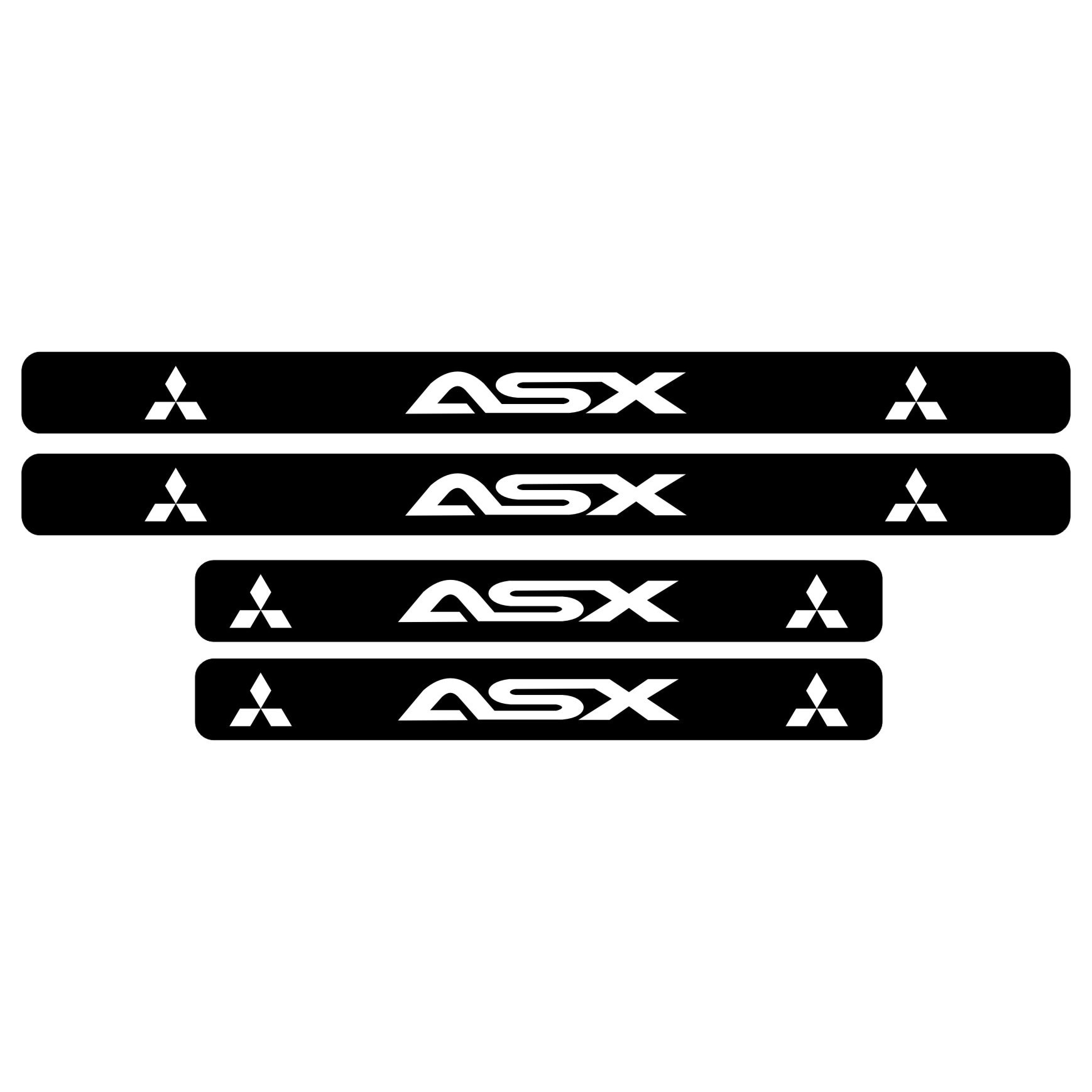Set stickere praguri Mitsubishi ASX, sticker decorativ