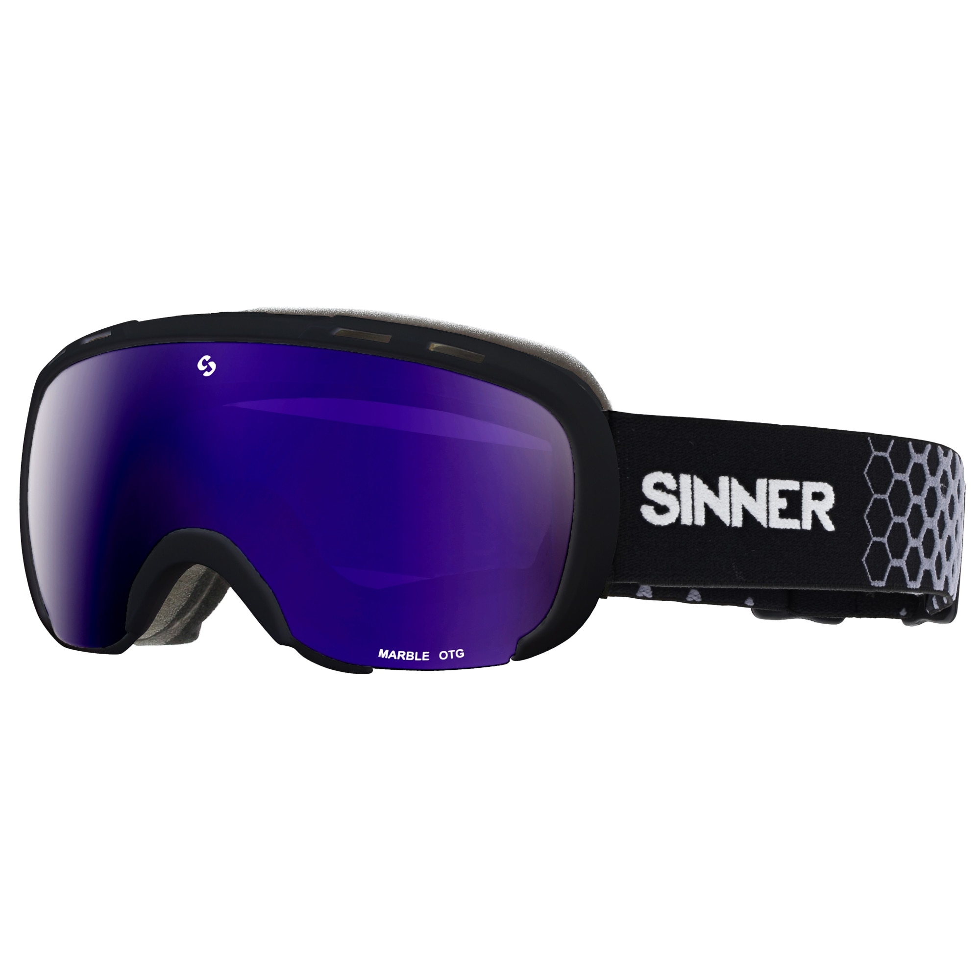 Ochelari schi si snowboard Sinner Marble OTG Negru