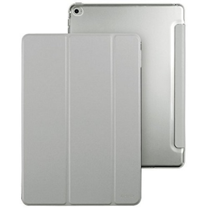 TELGORBCS Smart Cover tablet tok, Ipad 7/8/9 (2019-2020-2021) kompatibilis, 10,2 hüvelykes, szürke