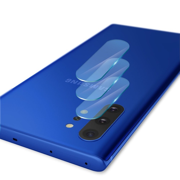 Стъклен протектор Ringke Invisible Defender 3X Id за камера за Samsung Galaxy Note 10 Plus, Samsung Galaxy Note 10
