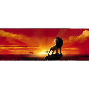 Fototapet copii Lion King komar 1-418 multicolor 202cm x 73cm Fototapet copii Lion King komar 1-418 multicolor 202cm x 73cm