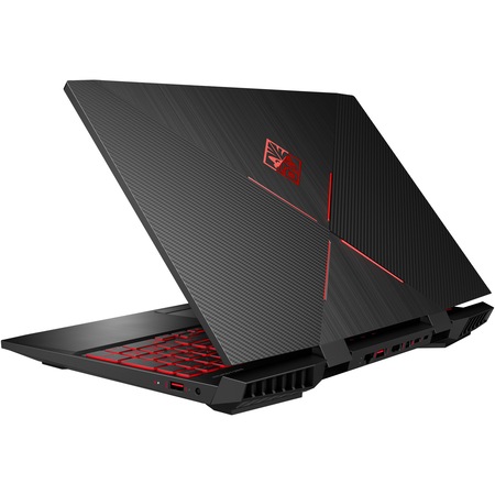 Laptop Gaming OMEN by HP 15-dc1045nq cu procesor Intel® Core™ i7-9750H pana la 4.50 Ghz Coffee Lake, 15.6", Full HD, IPS, 144 Hz, 8GB, 1TB HDD + 256GB SSD, Nvidia GeForce GTX 1650 4GB, Free DOS, Shadow black