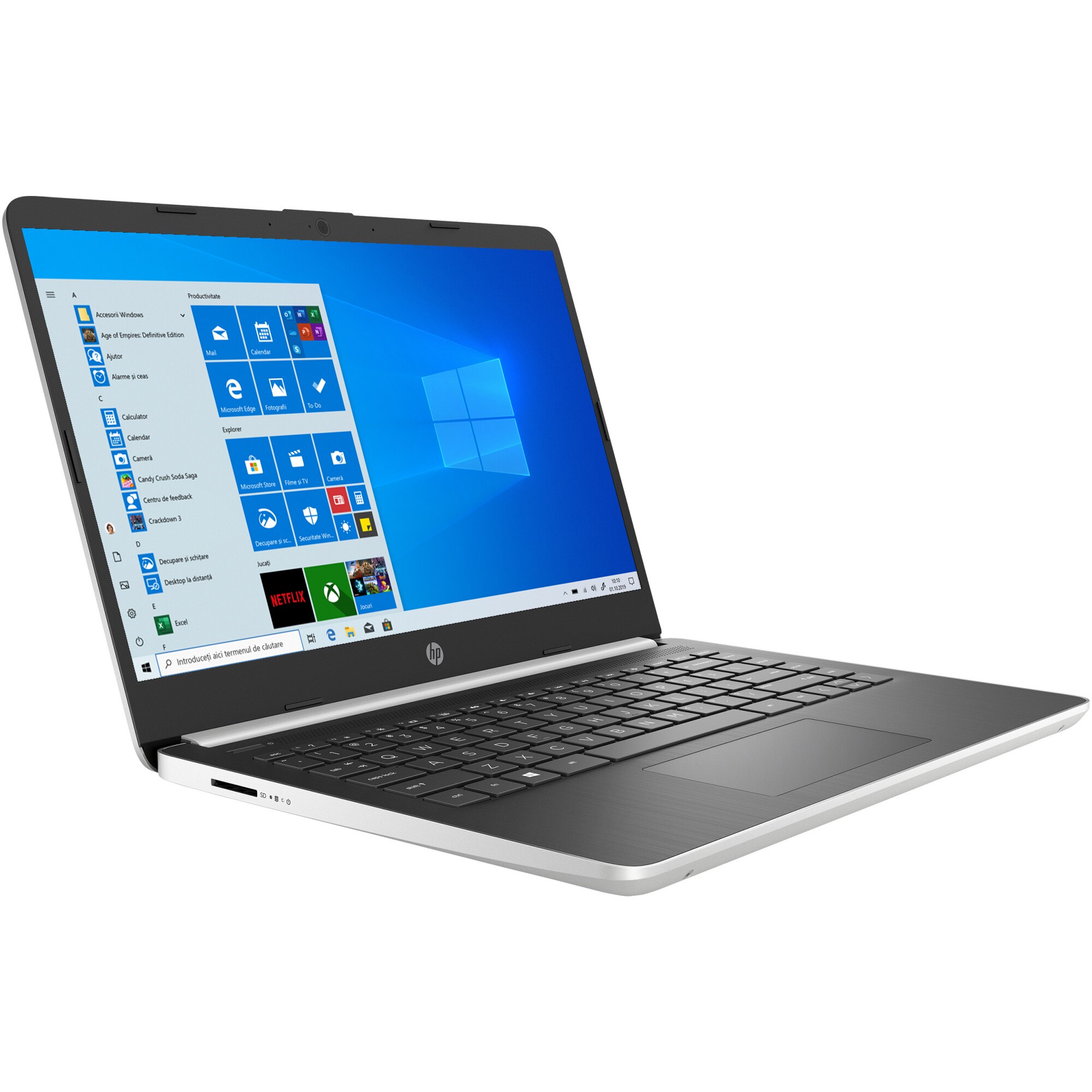 Laptop ultraportabil HP 14s-dq0000nq cu procesor Intel® Pentium