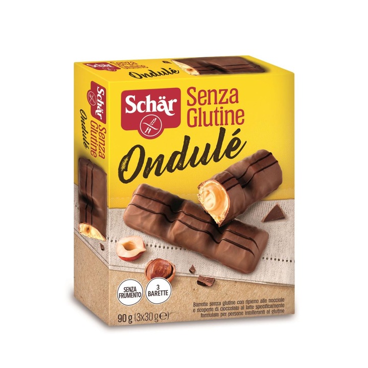 Batoane crema alune fara gluten 90g Ondule