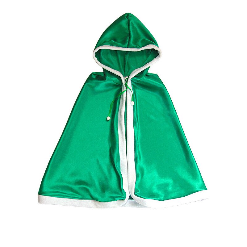 Pelerina copii cu gluga, copii,verde, 3-4ani, Funny Party Shop