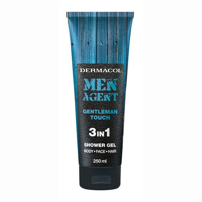 Gel de dus 3 in 1 Dermacol, Men Agent Gentleman touch, Barbati, 250 ml