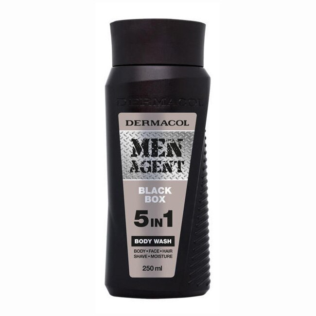Gel de dus 5 in 1 Dermacol, Men Agent Black Box, Barbati, 250 ml