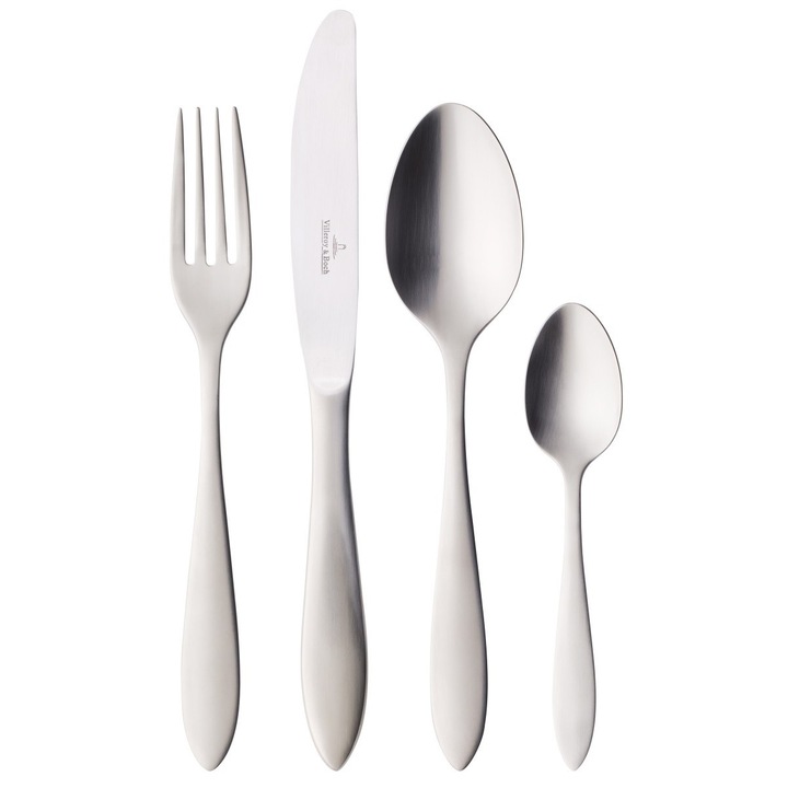 Set tacamuri Villeroy & Boch Arthur 24 piese, box, inox mat