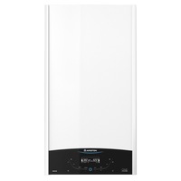 centrala murala in condensare ariston genus one 24 24 kw schimbator primar inox interfata cu ecran tactil kit evacuare gaze arse si kit tiemme sub centrala incluse imagen 0_0_0