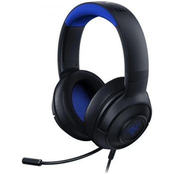 Casti gaming Razer Kraken X, surround 7.1 virtual, volum pe casca, multiplatforma, Albastru PS4 Casti gaming Razer Kraken X, surround 7.1 virtual, volum pe casca, multiplatforma, Albastru PS4