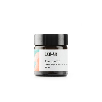 Ten curat, Luma, crema fluida pentru ten incarcat, 30 ml Ten curat, Luma, crema fluida pentru ten incarcat, 30 ml