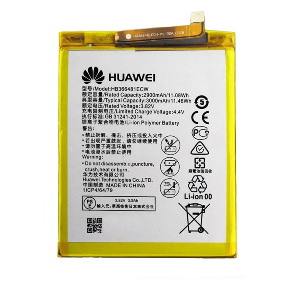 come transfusion Globe Acumulator Huawei HB366481ECW Compatibila cu Huawei P9 / P9 Lite / P9 Lite  2017 / Honor 8 / P10 Lite / P20 Lite, 2900 mAh, Li-Ion, Bulk - eMAG.ro