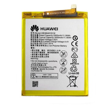 Acumulator Huawei HB366481ECW pentru Huawei P9 / P9 Lite / P9 Lite 2017 / Honor 8 / P10 Lite / P20 Lite, 2900 mAh, Li-Ion, Bulk Acumulator Huawei HB366481ECW pentru Huawei P9 / P9 Lite / P9 Lite 2017 / Honor 8 / P10 Lite / P20 Lite, 2900 mAh, Li-Ion, Bulk