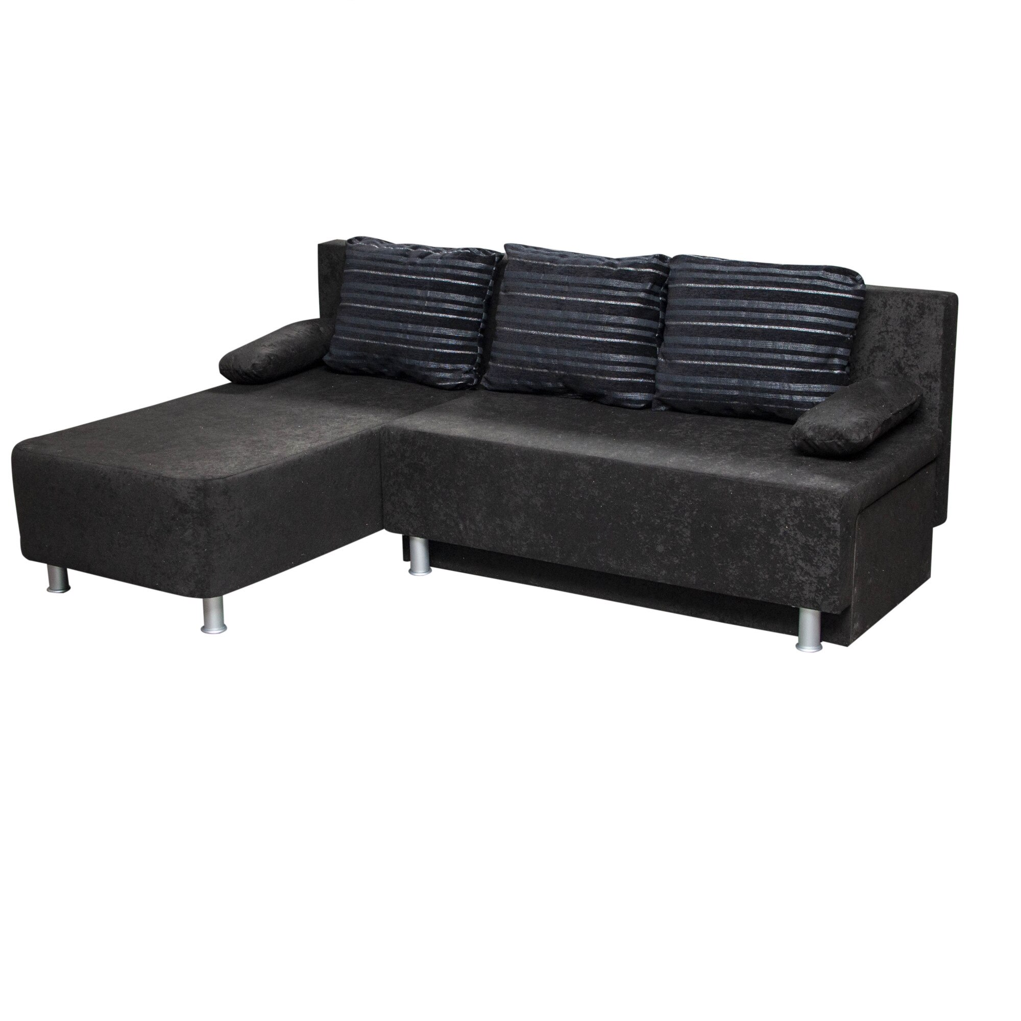 Coltar extensibil Sani Smart 200x 140x 80 cm, Negru