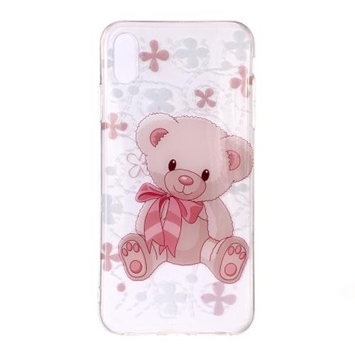 Husa silicon Apple iPhone X, Apple iPhone XS model Cute Bear,Tpu, Antisoc, Viceversa Multicolor
