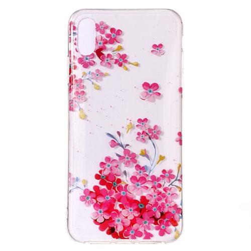 Husa silicon Apple iPhone X, Apple iPhone XS model Blooming Flowers,Tpu, Antisoc, Viceversa Multicolor