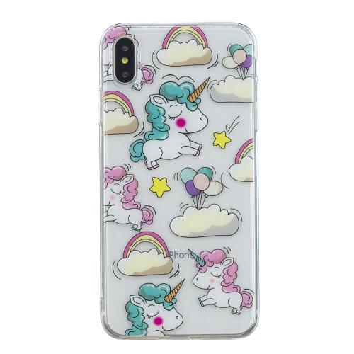 Husa silicon Apple iPhone XS MAX model Unicorn Dream,Tpu, Antisoc, Viceversa