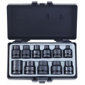 Trusa tubulare impact 1/2'' 11 piese 10 mm Trusa tubulare impact 1/2'' 11 piese 10 mm