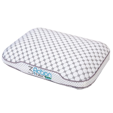 Perna TED Memory, carbune de bambus, husa detasabila, lavabila, 60x40x12 cm