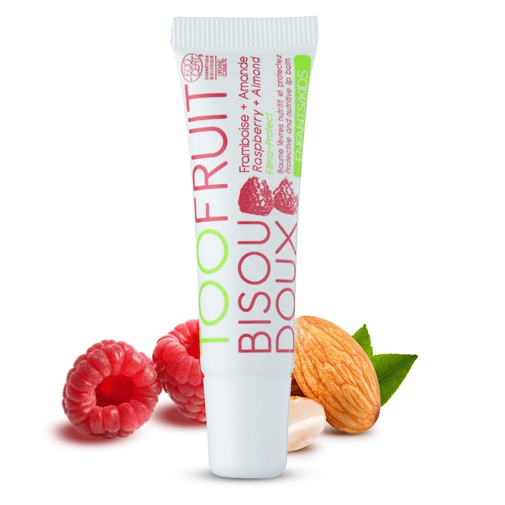 Био Балсам за устни Сладка целувка TOOFRUIT BISOU DOUX, 3+ години, 10 мл