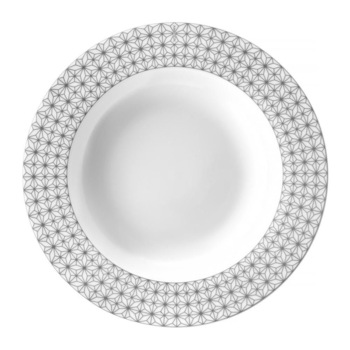 Farfurie Adanca, Ambition, Gri, Galaxy, 21.5 cm Farfurie Adanca, Ambition, Gri, Galaxy, 21.5 cm
