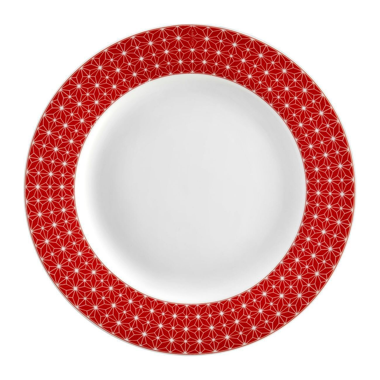 Farfurie desert, Ambition, Rosu Intens, Galaxy, 19 cm