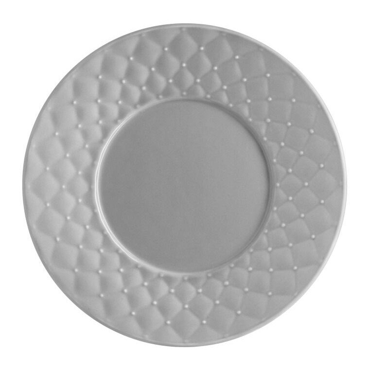 Farfurie Dessert, Ambition, Gri Deschis, Glamour, 20.5 cm