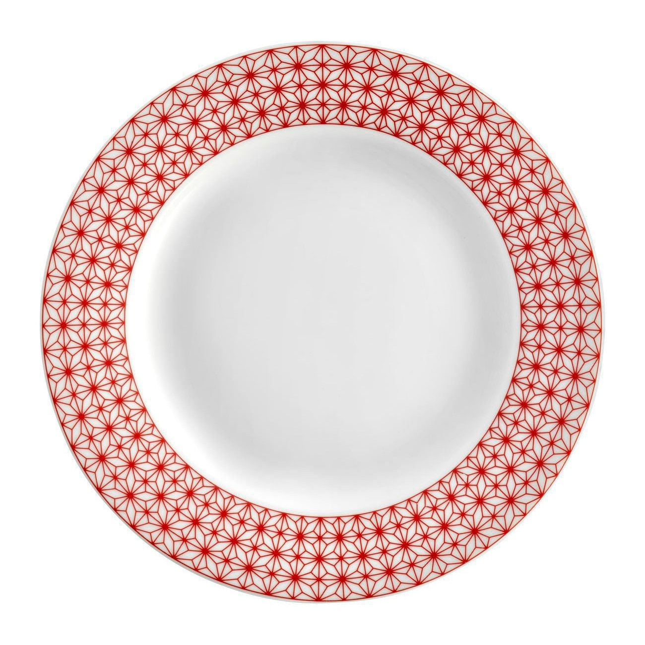 Farfurie plata, Ambition, Rosu, Galaxy, 23.5 cm