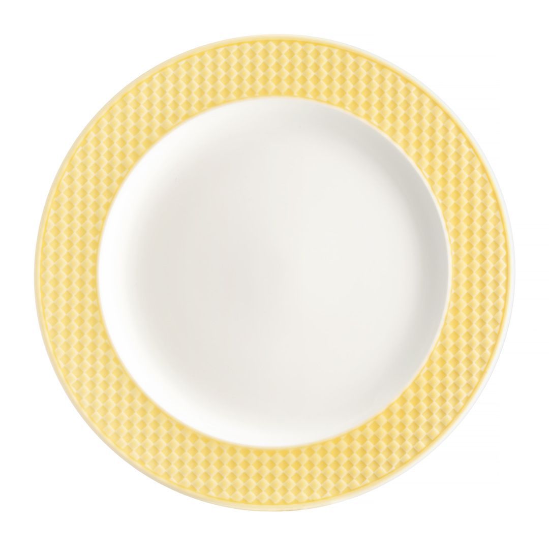 Farfurie plata, Ambition, galben, 27.5 cm