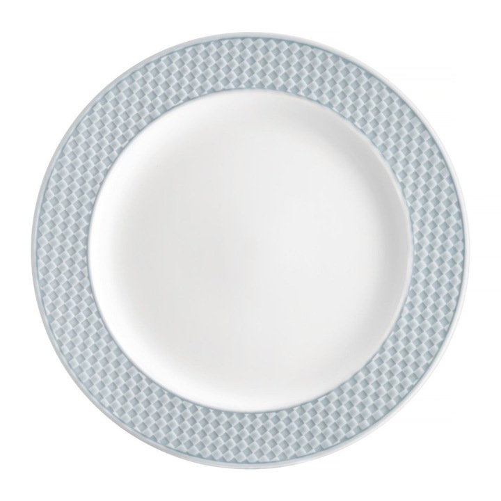 Farfurie plata 27.5cm, albastru, portelan, Ambition Nordic