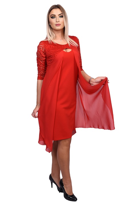 Rochie Corina, Rosu