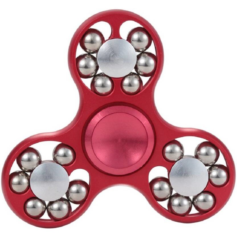 Fidget Spinner 18 Balls, Rosu