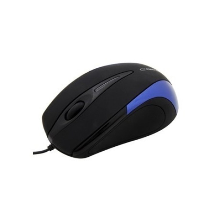 Оптична мишка, Esperanza, кабелна, EM102B, USB, 800 DPI, блистерна, синя