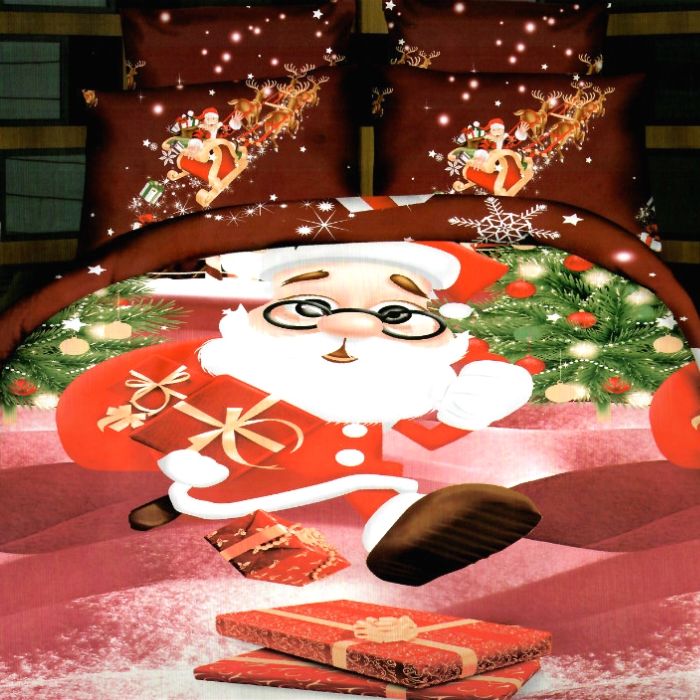 Lenjerie Finet Satinat, 6 Piese, Pat 2 persoane, FNM-04