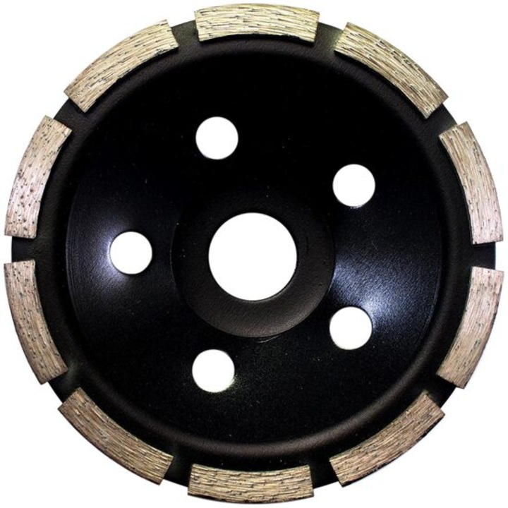 Szegmentált gyémánttárcsa, betonhoz, száraz csiszoláshoz, 125 mm/22,23 mm, Richmann Exclusive