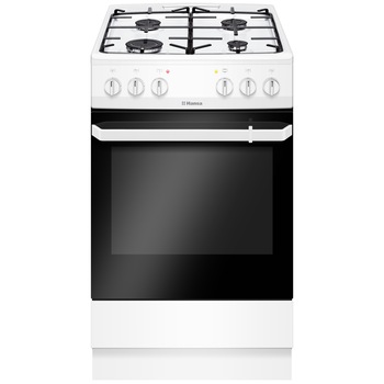 Aragaz Hansa FCMW56069, Electric, 4 Zone de gatit, Cuptor electric, Clasa A, 50 cm, Alb Aragaz Hansa FCMW56069, Electric, 4 Zone de gatit, Cuptor electric, Clasa A, 50 cm, Alb