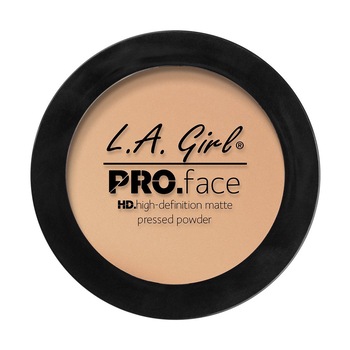 Pudra compacta LA Girl PRO Face Pressed Powder Nude Beige, 7 g Pudra compacta LA Girl PRO Face Pressed Powder Nude Beige, 7 g