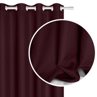 Draperie Living Spod 140x250cm, inele, bordo
