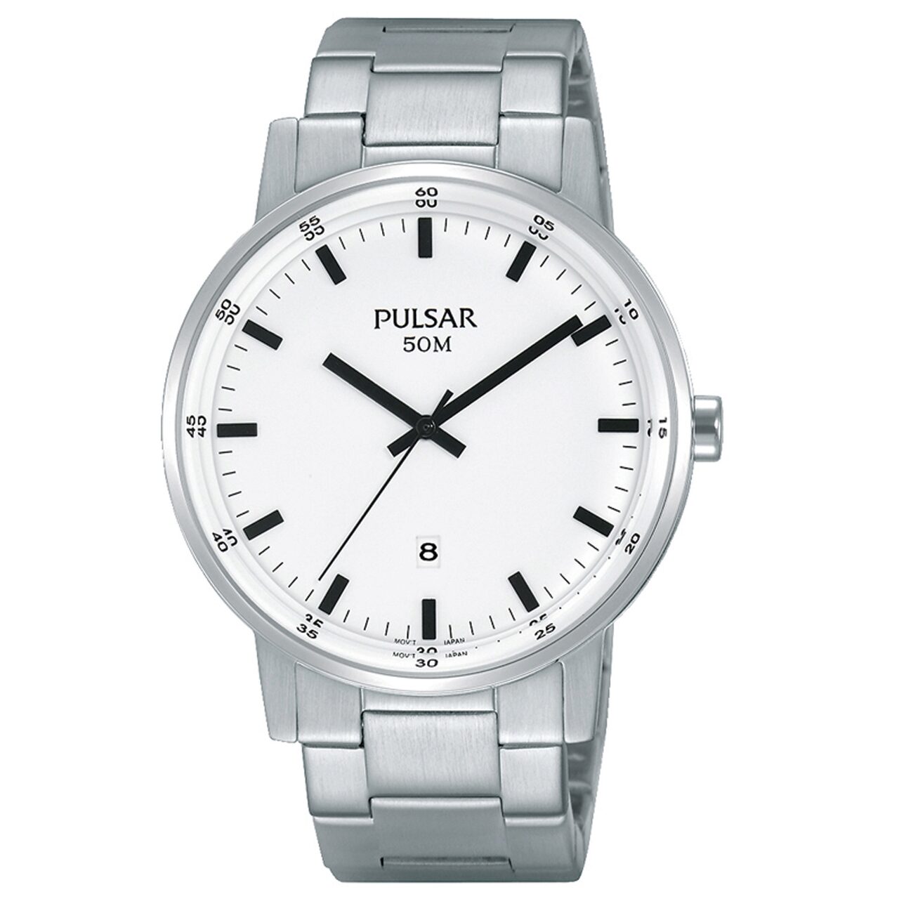 Ceas barbatesc Pulsar PG8259X1 Klassik, 40mm, 5ATM, Argintiu