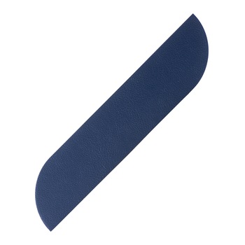 Semn de carte cu rigla e-store, piele PU, albastru Semn de carte cu rigla e-store, piele PU, albastru