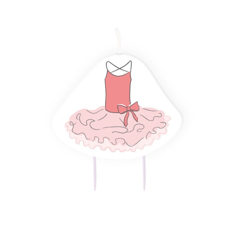 Lumanare figurina Little Dancer - 9 cm, Amscan 9903957