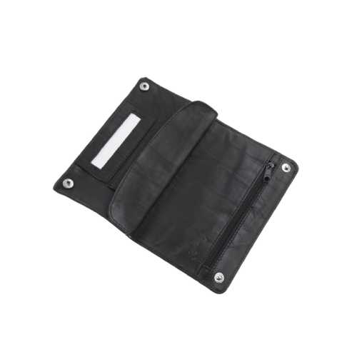 Etui tutun de rulat Angelo RYO leather black buzunar