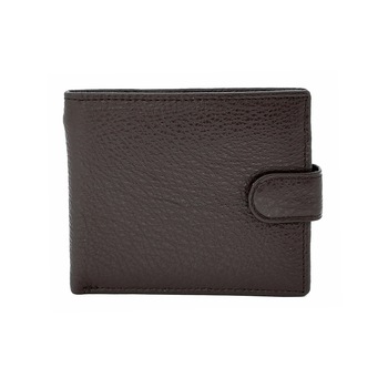 Portofel barbatesc 242, Hassion, maro, din piele naturala Portofel barbatesc 242, Hassion, maro, din piele naturala